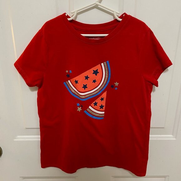 Cat & Jack Other - Cat & Jack T-shirt Girls 10/12 Red Watermelon MUST BE BUNDLED, MARKED DOWN